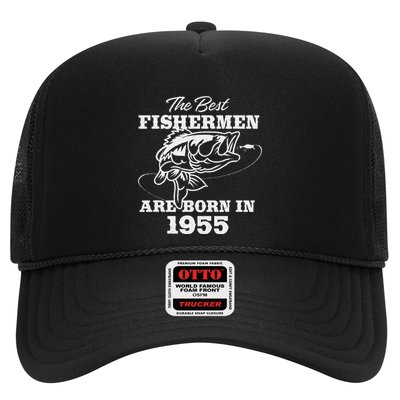 68 Year Old Fisherman Fishing 1955 68th Birthday Gift Hat