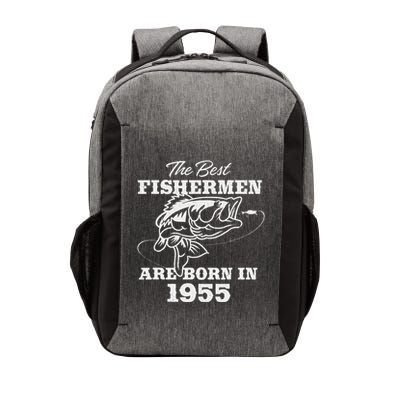 68 Year Old Fisherman Fishing 1955 68th Birthday Gift Vector Backpack