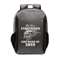 68 Year Old Fisherman Fishing 1955 68th Birthday Gift Vector Backpack