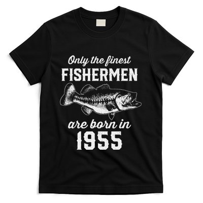 68 Year Old Fisherman Fishing 1955 68th Birthday T-Shirt