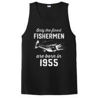 68 Year Old Fisherman Fishing 1955 68th Birthday PosiCharge Competitor Tank