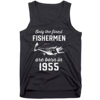 68 Year Old Fisherman Fishing 1955 68th Birthday Tank Top