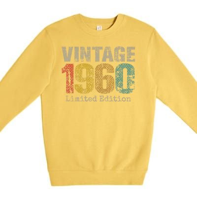 64 Year Old Gifts Vintage 1960 Limited Edition 64th Birthday Premium Crewneck Sweatshirt