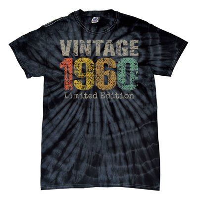 64 Year Old Gifts Vintage 1960 Limited Edition 64th Birthday Tie-Dye T-Shirt