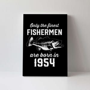 69 Year Old Fisherman Fishing 1954 69th Birthday Canvas