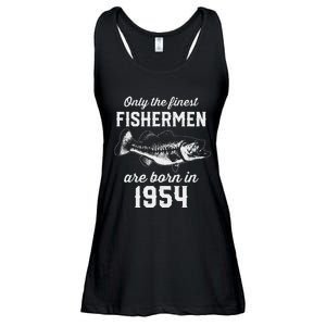 69 Year Old Fisherman Fishing 1954 69th Birthday Ladies Essential Flowy Tank