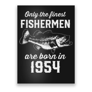 69 Year Old Fisherman Fishing 1954 69th Birthday Poster