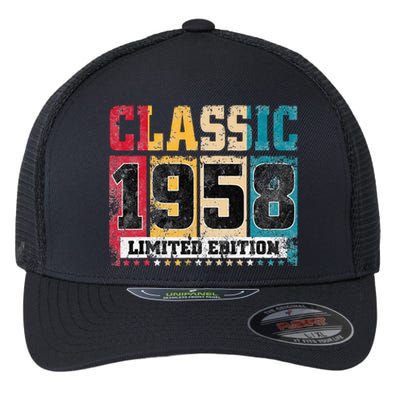 65 Years Old Gift Classic 1958 Limited Edition 65th Birthday Flexfit Unipanel Trucker Cap