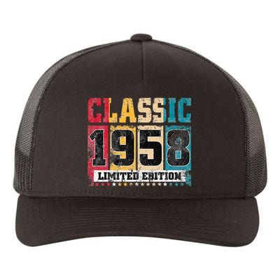 65 Years Old Gift Classic 1958 Limited Edition 65th Birthday Yupoong Adult 5-Panel Trucker Hat