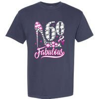 60 Years Old Gifts 60 & Fabulous 60th Birthday Pink Diamond Garment-Dyed Heavyweight T-Shirt