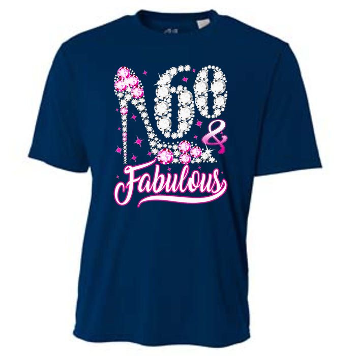 60 Years Old Gifts 60 & Fabulous 60th Birthday Pink Diamond Cooling Performance Crew T-Shirt