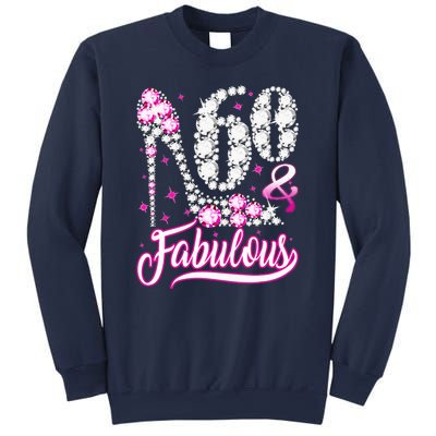 60 Years Old Gifts 60 & Fabulous 60th Birthday Pink Diamond Sweatshirt