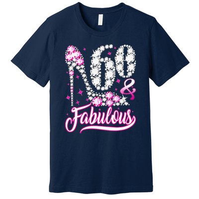 60 Years Old Gifts 60 & Fabulous 60th Birthday Pink Diamond Premium T-Shirt