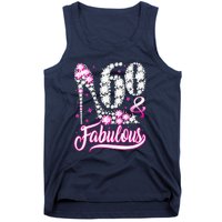 60 Years Old Gifts 60 & Fabulous 60th Birthday Pink Diamond Tank Top