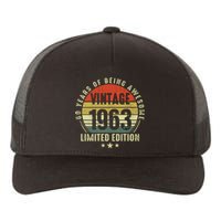 60 Year Old Vintage 1963 Limited Edition 60th Birthday Gift Ideas Yupoong Adult 5-Panel Trucker Hat