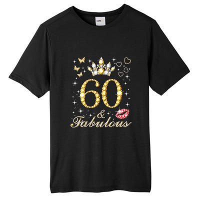 60 Years Old 60 Fabulous Since 1962 60th Birthday Tall Fusion ChromaSoft Performance T-Shirt