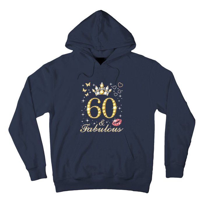 60 Years Old 60 Fabulous Since 1962 60th Birthday Hoodie