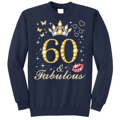 60 Years Old 60 Fabulous Since 1962 60th Birthday Sweatshirt