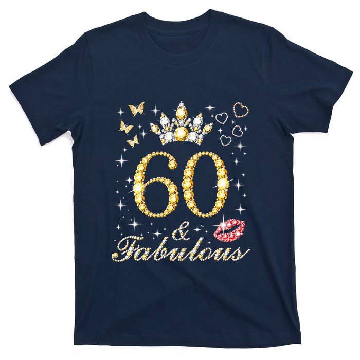 60 Years Old 60 Fabulous Since 1962 60th Birthday T-Shirt