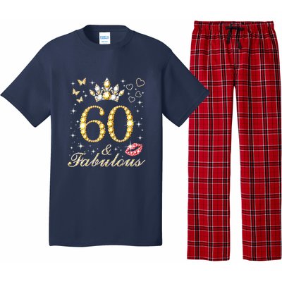 60 Years Old 60 Fabulous Since 1962 60th Birthday Pajama Set