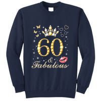 60 Years Old 60 Fabulous Since 1962 60th Birthday Tall Sweatshirt