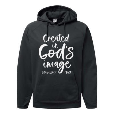 61 Year Old Christian: Jesus 1962 61st Birthday Performance Fleece Hoodie