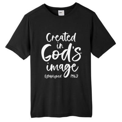 61 Year Old Christian: Jesus 1962 61st Birthday Tall Fusion ChromaSoft Performance T-Shirt