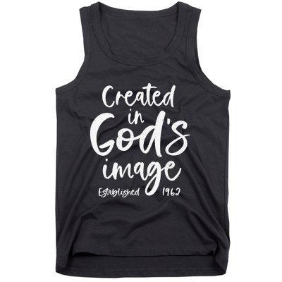 61 Year Old Christian: Jesus 1962 61st Birthday Tank Top