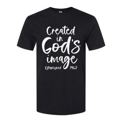 61 Year Old Christian: Jesus 1962 61st Birthday Softstyle® CVC T-Shirt