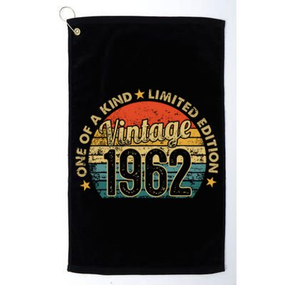 60 Years Old Vintage 1962 Limited Edition 60th Platinum Collection Golf Towel