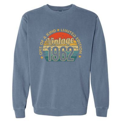 60 Years Old Vintage 1962 Limited Edition 60th Garment-Dyed Sweatshirt