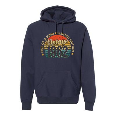 60 Years Old Vintage 1962 Limited Edition 60th Premium Hoodie