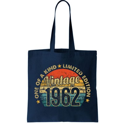 60 Years Old Vintage 1962 Limited Edition 60th Tote Bag