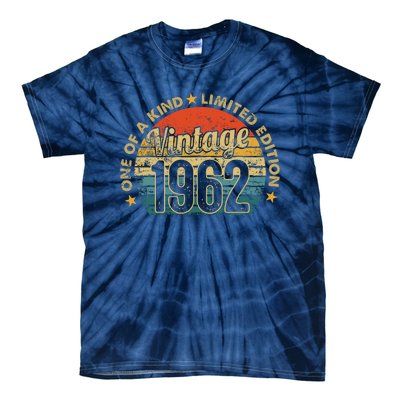 60 Years Old Vintage 1962 Limited Edition 60th Tie-Dye T-Shirt