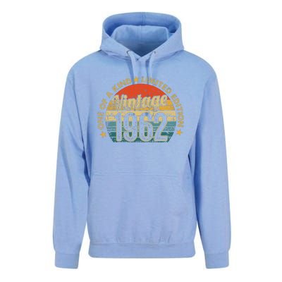 60 Years Old Vintage 1962 Limited Edition 60th Unisex Surf Hoodie