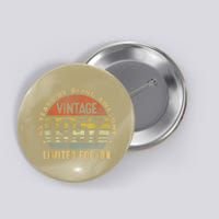 65 Year Old Awesome Gifts Vintage 1957 Retro 65th Birthday Button