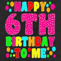 6 Years Old Happy 6th Birthday Me Sprinkles 6th Birthday Beanie