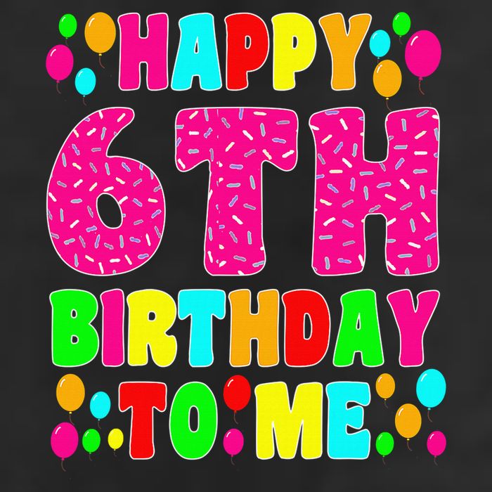 6 Years Old Happy 6th Birthday Me Sprinkles 6th Birthday Beanie