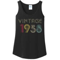 65 Years Old Gifts Vintage 1958 65th Birthday Womens Ladies Essential Tank