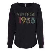 65 Years Old Gifts Vintage 1958 65th Birthday Womens Womens California Wash Sweatshirt