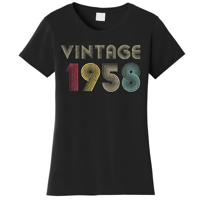 65 Years Old Gifts Vintage 1958 65th Birthday Womens Women's T-Shirt