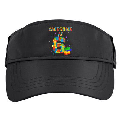 6 Years Old Birthday For 6 Building Blocks Bricks Boy Girl Adult Drive Performance Visor
