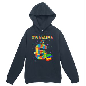 6 Years Old Birthday For 6 Building Blocks Bricks Boy Girl Urban Pullover Hoodie