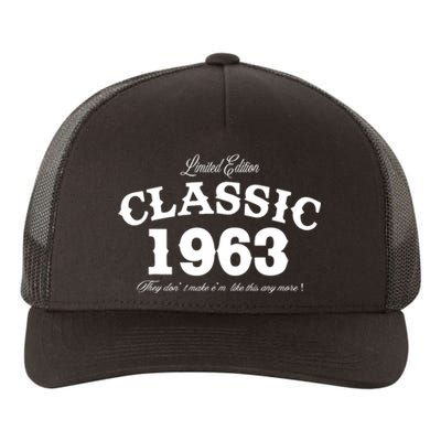 60 Year Old Vintage Classic Car 1963 60th Birthday Yupoong Adult 5-Panel Trucker Hat