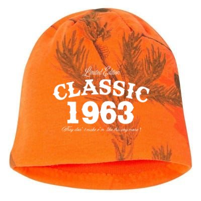 60 Year Old Vintage Classic Car 1963 60th Birthday Kati - Camo Knit Beanie