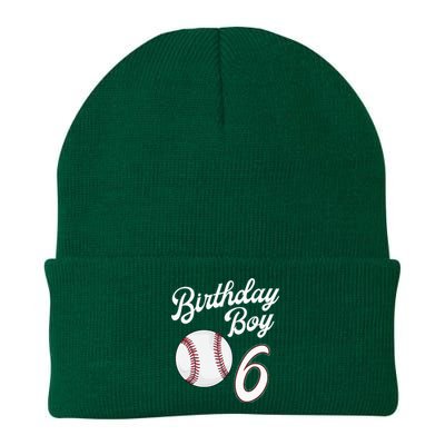 6 Years Old Baseball Themed 6th Birthday Party Sports Knit Cap Winter Beanie