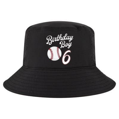 6 Years Old Baseball Themed 6th Birthday Party Sports Cool Comfort Performance Bucket Hat