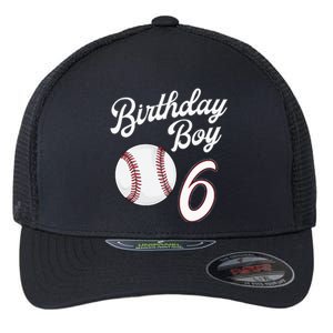 6 Years Old Baseball Themed 6th Birthday Party Sports Flexfit Unipanel Trucker Cap