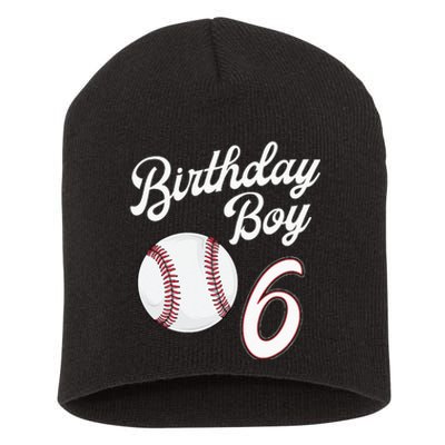 6 Years Old Baseball Themed 6th Birthday Party Sports Short Acrylic Beanie