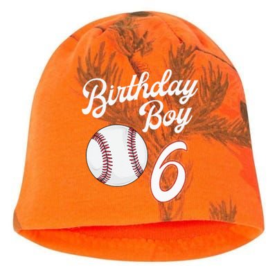 6 Years Old Baseball Themed 6th Birthday Party Sports Kati - Camo Knit Beanie